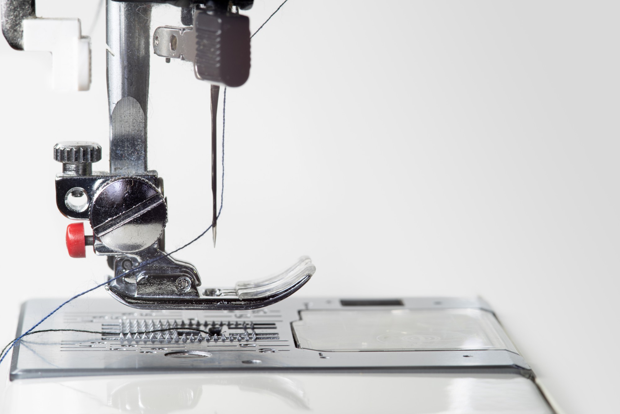 workshop embroidery machine and technician